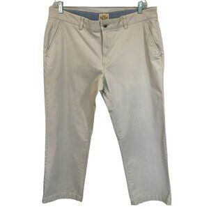 Red Head Brand Co. Men's Khaki Flat Front Cotton Pants Size 40 x 30 Workwear Tan